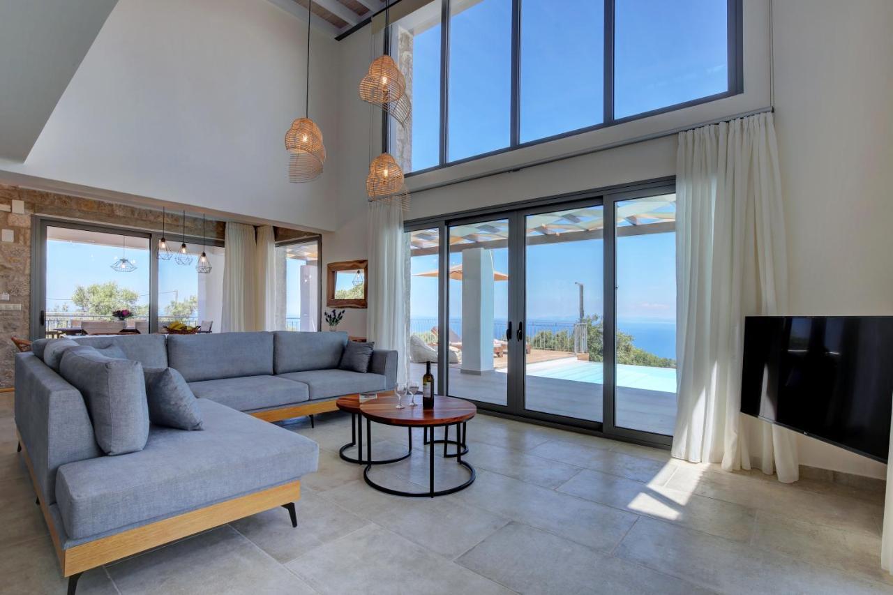 Tsakmakis Villas Luxury- Panoramic Sea View - Lefkada Τσουκαλάδες Εξωτερικό φωτογραφία