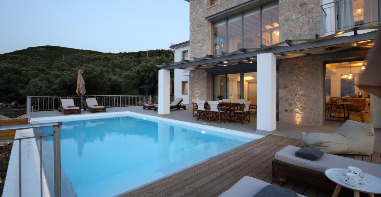 Tsakmakis Villas Luxury- Panoramic Sea View - Lefkada Τσουκαλάδες Εξωτερικό φωτογραφία