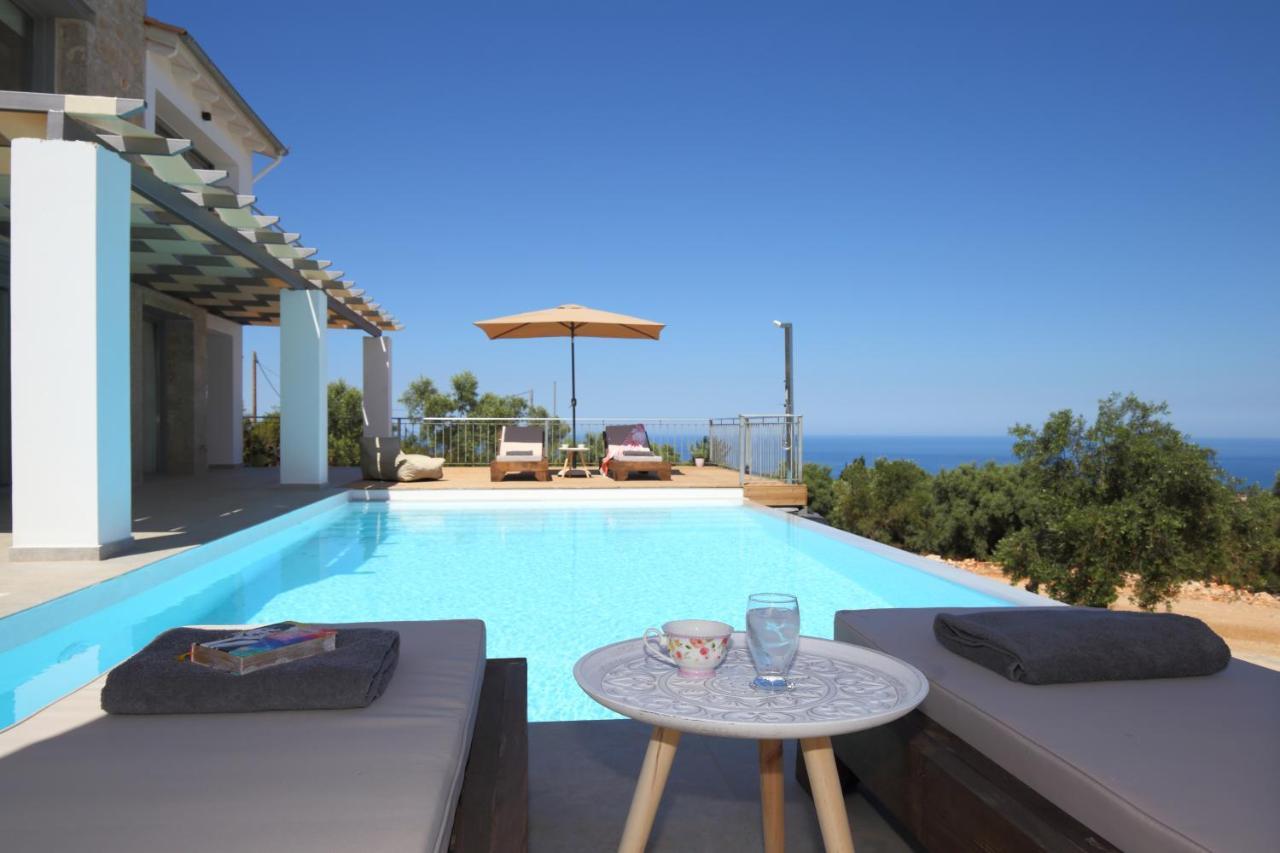 Tsakmakis Villas Luxury- Panoramic Sea View - Lefkada Τσουκαλάδες Εξωτερικό φωτογραφία