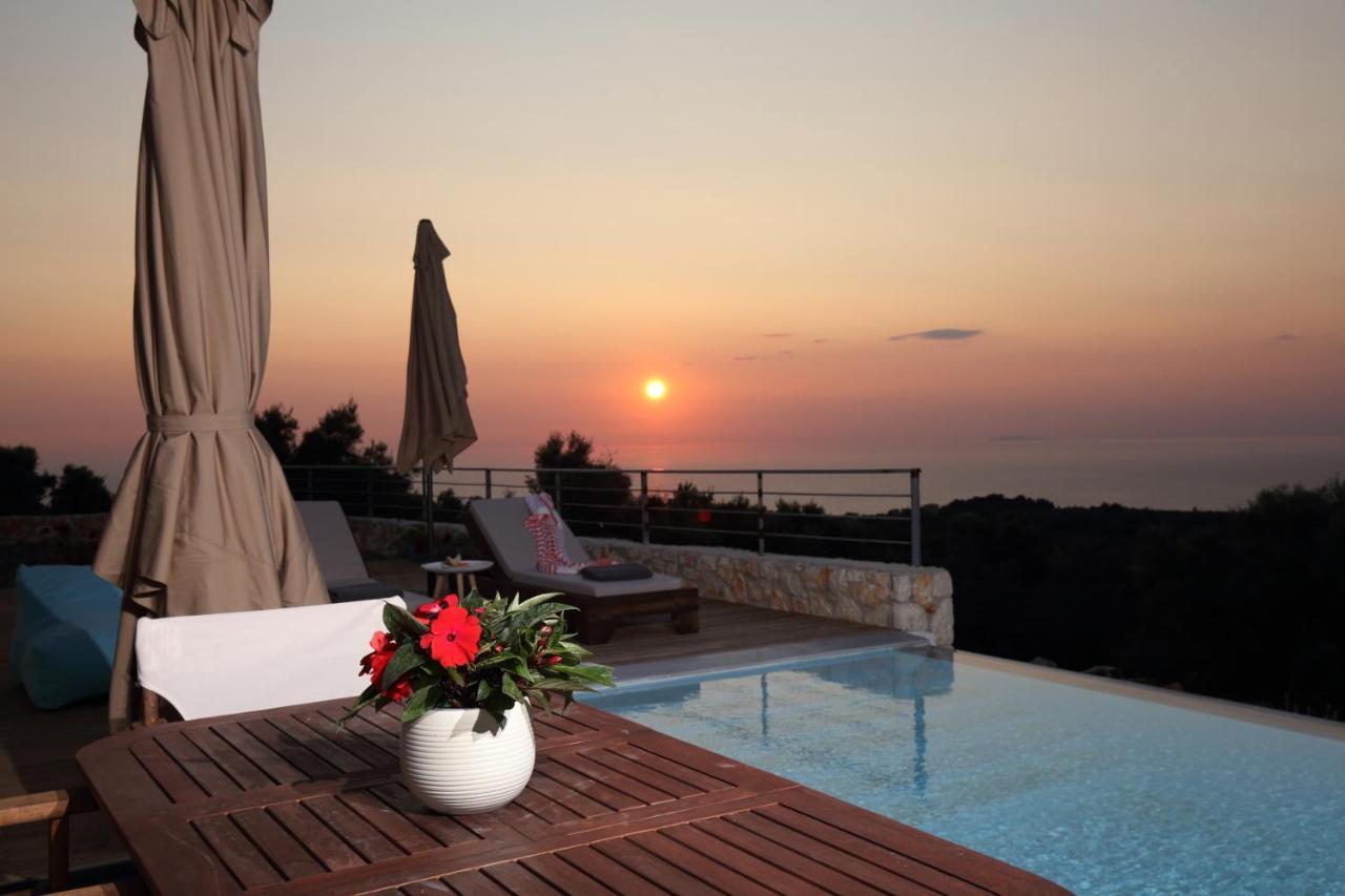 Tsakmakis Villas Luxury- Panoramic Sea View - Lefkada Τσουκαλάδες Εξωτερικό φωτογραφία