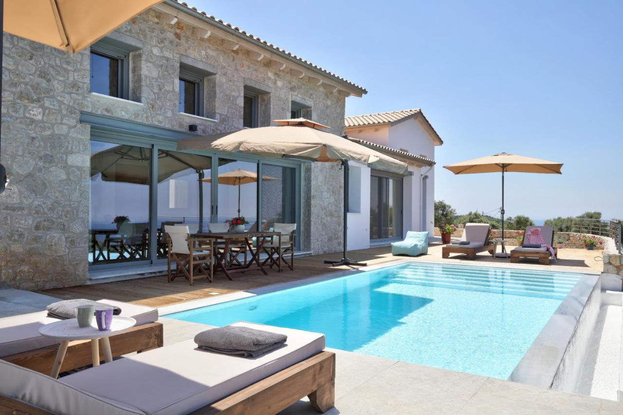 Tsakmakis Villas Luxury- Panoramic Sea View - Lefkada Τσουκαλάδες Εξωτερικό φωτογραφία