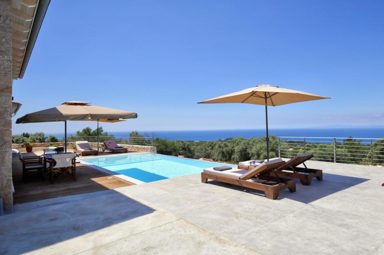 Tsakmakis Villas Luxury- Panoramic Sea View - Lefkada Τσουκαλάδες Εξωτερικό φωτογραφία