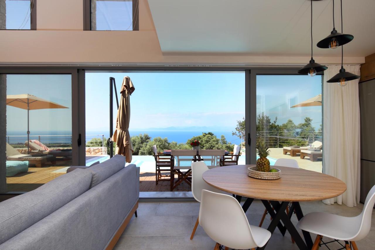 Tsakmakis Villas Luxury- Panoramic Sea View - Lefkada Τσουκαλάδες Εξωτερικό φωτογραφία