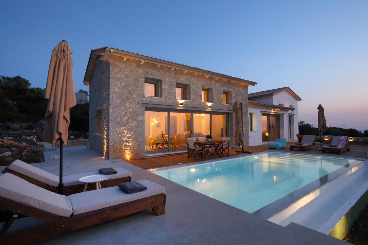 Tsakmakis Villas Luxury- Panoramic Sea View - Lefkada Τσουκαλάδες Εξωτερικό φωτογραφία