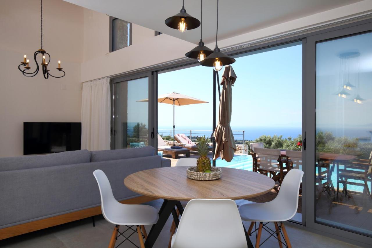 Tsakmakis Villas Luxury- Panoramic Sea View - Lefkada Τσουκαλάδες Εξωτερικό φωτογραφία