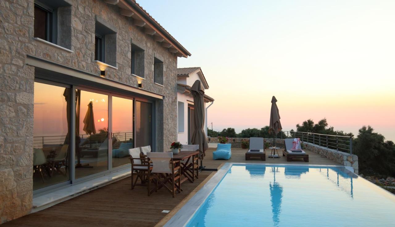 Tsakmakis Villas Luxury- Panoramic Sea View - Lefkada Τσουκαλάδες Εξωτερικό φωτογραφία