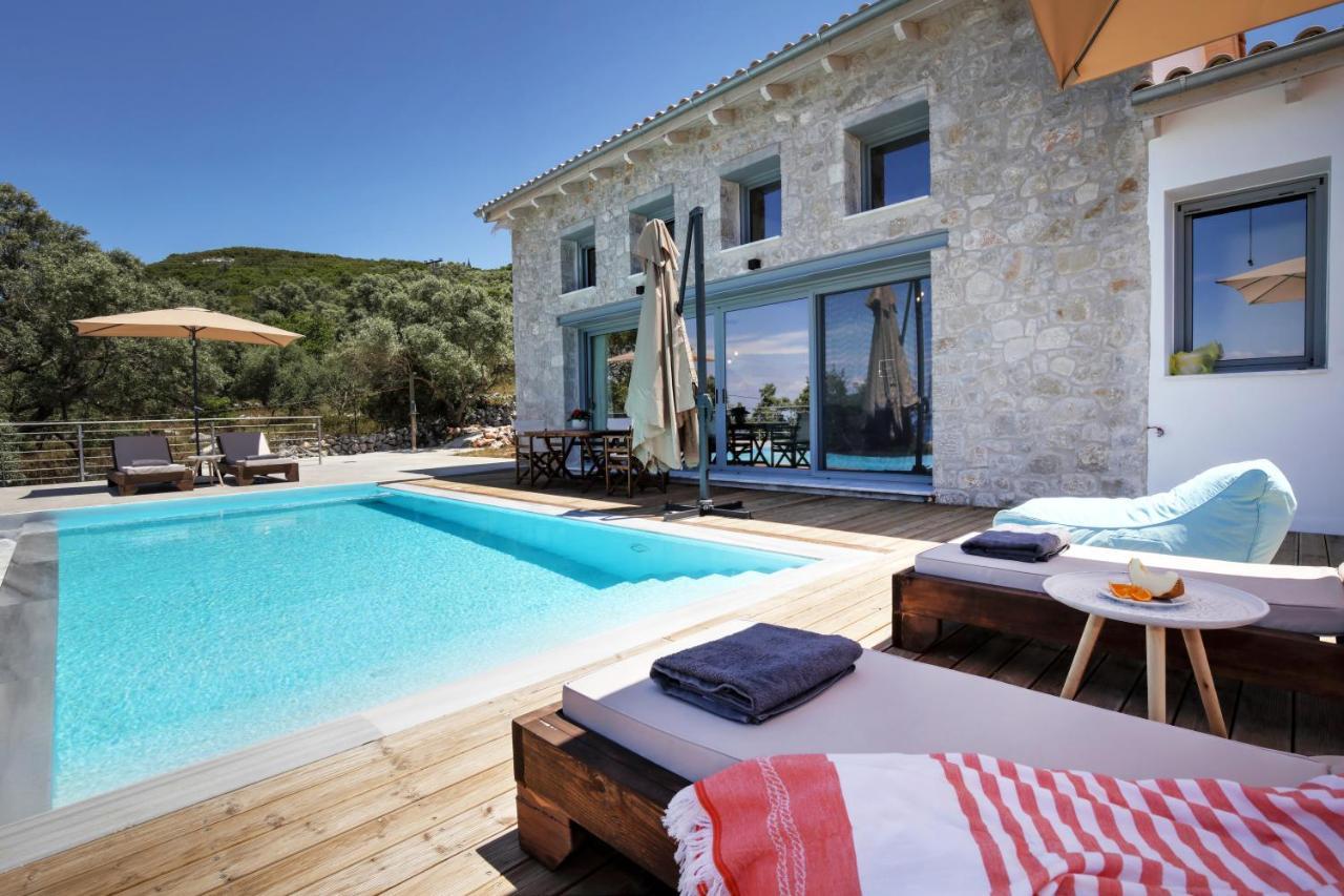 Tsakmakis Villas Luxury- Panoramic Sea View - Lefkada Τσουκαλάδες Εξωτερικό φωτογραφία