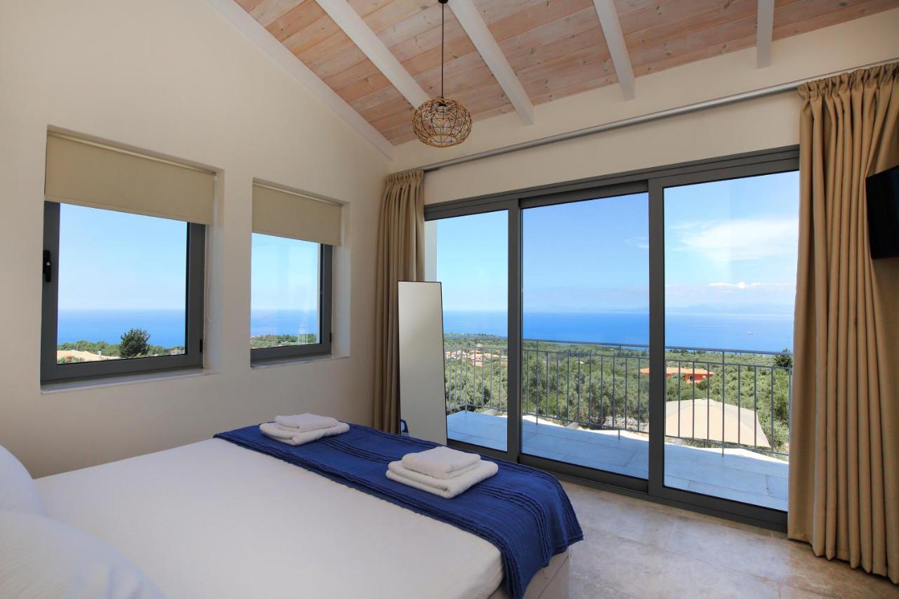 Tsakmakis Villas Luxury- Panoramic Sea View - Lefkada Τσουκαλάδες Εξωτερικό φωτογραφία