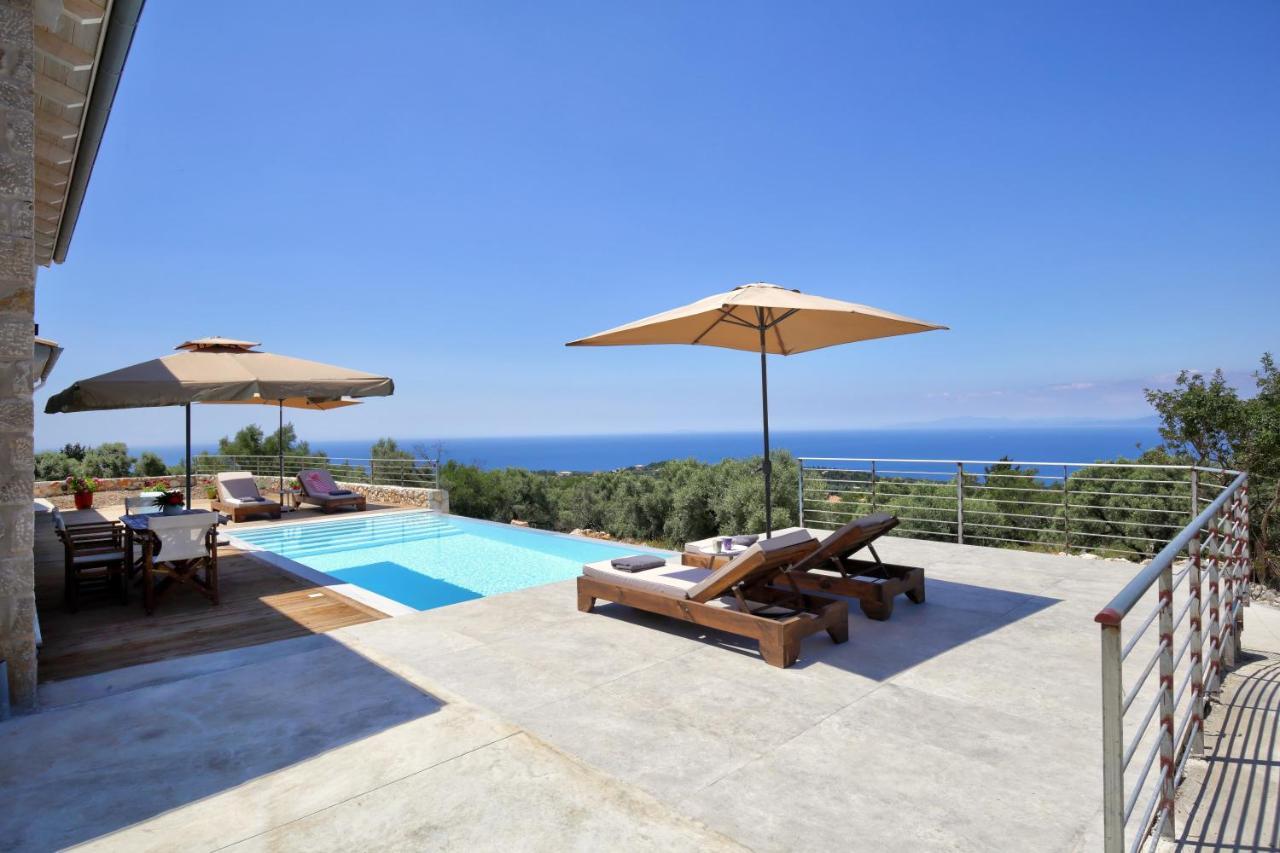 Tsakmakis Villas Luxury- Panoramic Sea View - Lefkada Τσουκαλάδες Εξωτερικό φωτογραφία