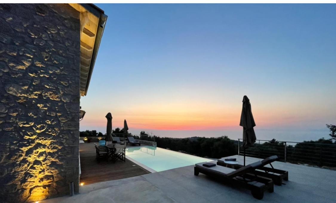 Tsakmakis Villas Luxury- Panoramic Sea View - Lefkada Τσουκαλάδες Εξωτερικό φωτογραφία