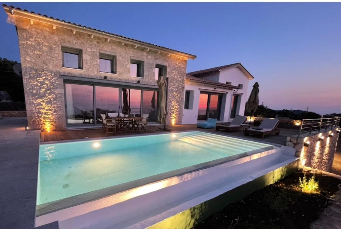 Tsakmakis Villas Luxury- Panoramic Sea View - Lefkada Τσουκαλάδες Εξωτερικό φωτογραφία